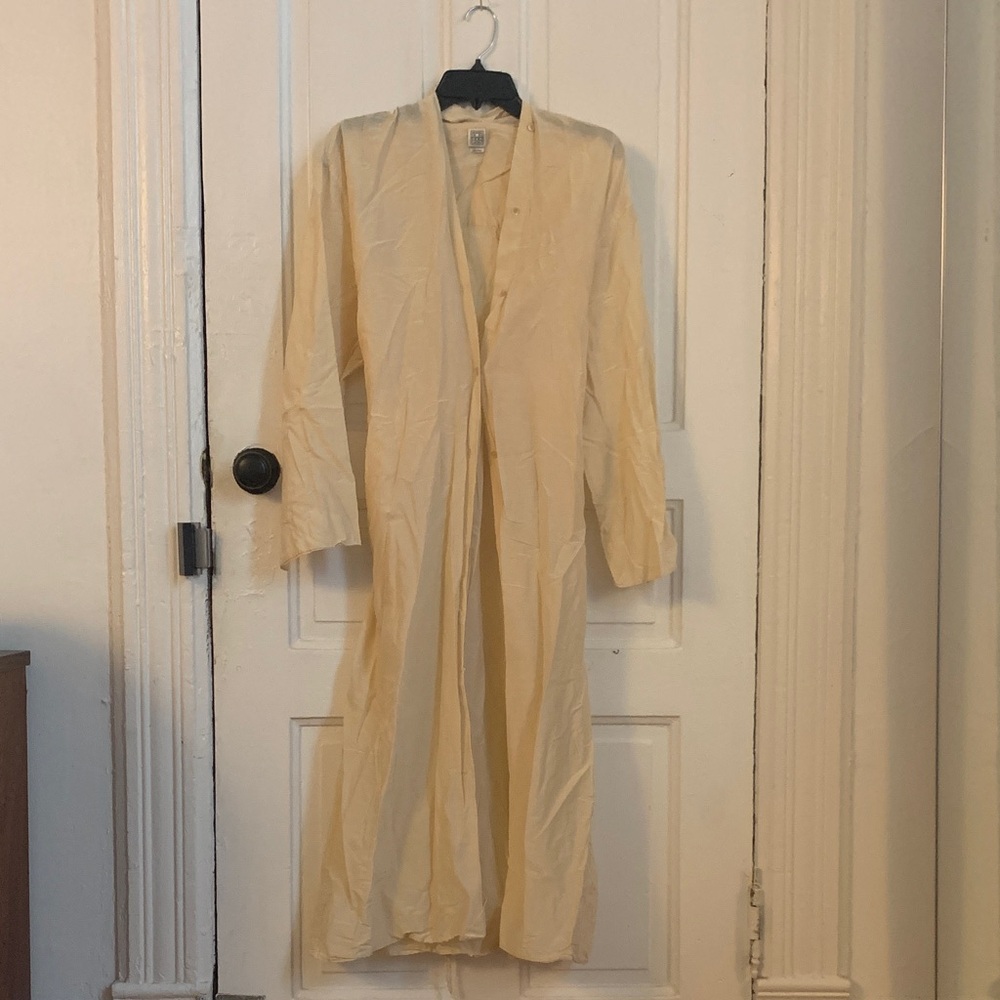 Toteme Cream Long Maxi Dress